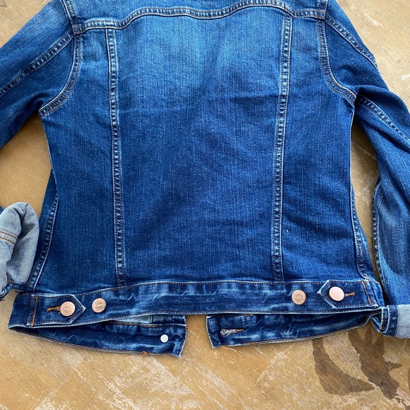 Loft XSP Jean denim trucker jacket size: XSP - Picture 6 of 8